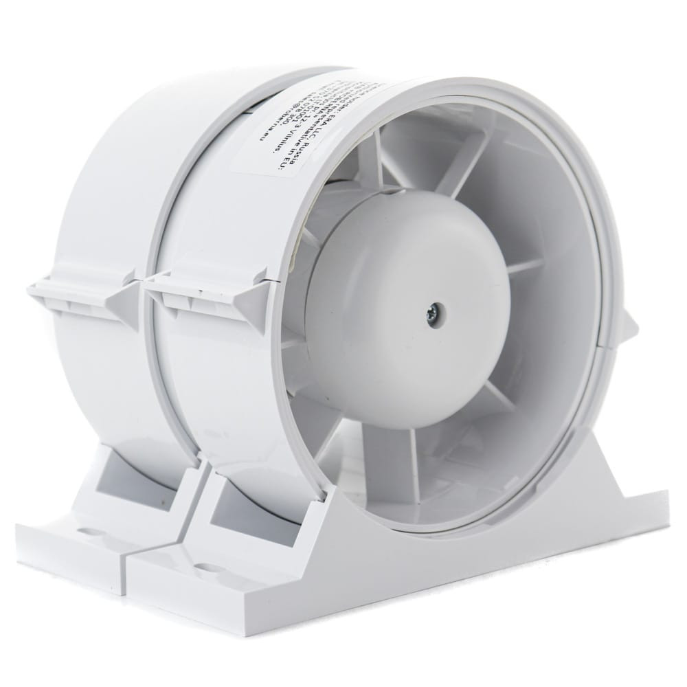 ventilator axial de tubulatura cu set de fixare pro 5 garantie 2 ani, debit 125mc/h, motor long life 40000h, o125mm